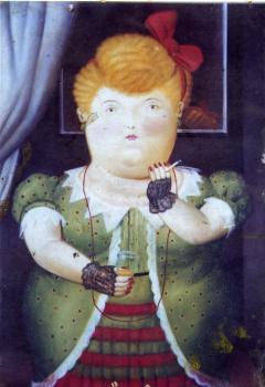 費爾南多 博特羅 Woman With A Red Bow 費爾南多 博特羅 Woman With A Red Bow